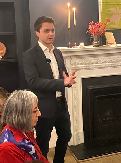 Dr. Michael Lambert, speaking at the launch of "Taken: Experiences of Forced Adoption"