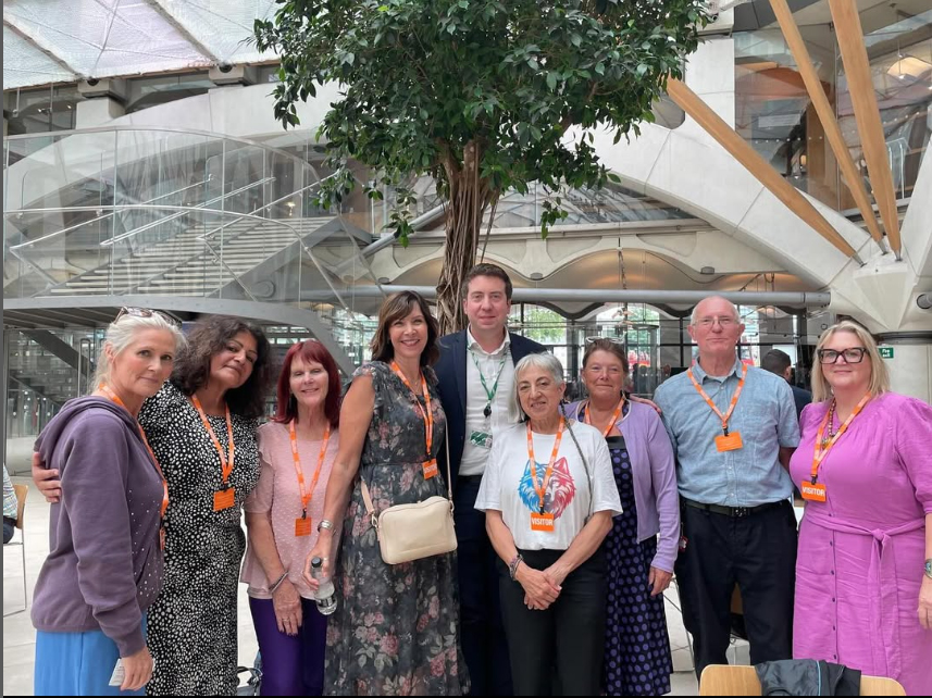 Adoptees and MAA members meet with Liam Conlon 16 July, 2026